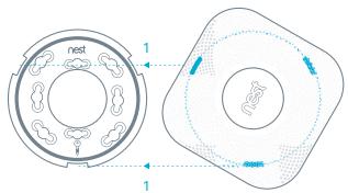 NEST S3000BWFD - Installer votre nest protect - 1