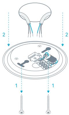 NEST S3000BWFD - Retirer l'ancien support - 1