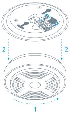 NEST S3000BWFD - Retirer votre ancien détecteur de fumée - 1