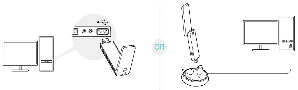 TP-LINK ARCHER T9UH - Connect to a Computer - 1