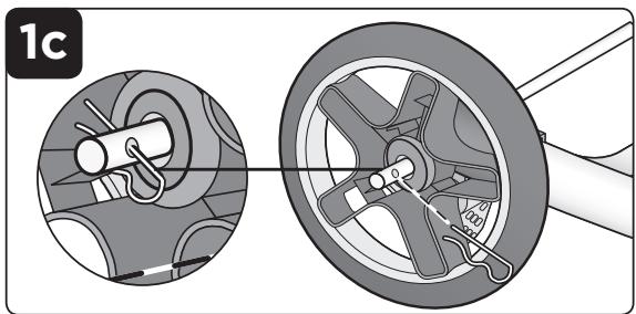 SAFETY 1ST STEP & GO - Installer les roues arrière - 4