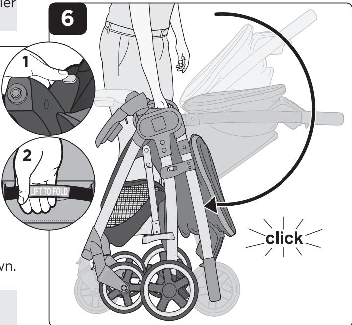 SAFETY 1ST STEP & GO - Pour plier: - 1