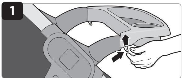 SAFETY 1ST STEP & GO - Pour utiliser le plateau pour enfant - 1