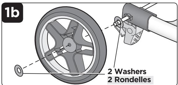 SAFETY 1ST STEP & GO - Installer les roues arrière - 3