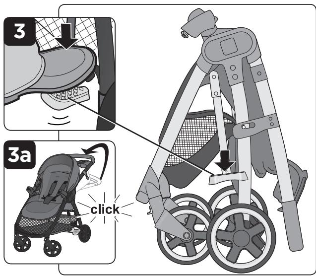 SAFETY 1ST STEP & GO - Unfold Stroller - 1