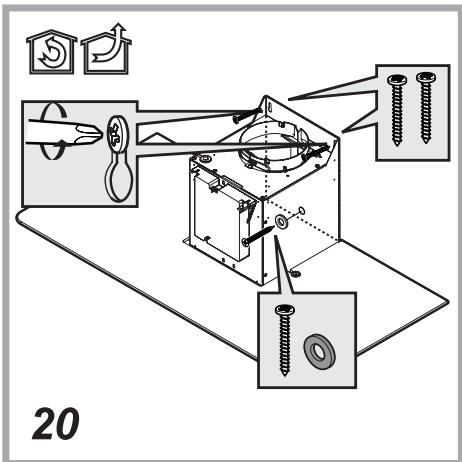 ESSENTIELB EHDB 914  -  EHDB 914I -  EHD 914V - Pour fixer la hotte au mur - 20