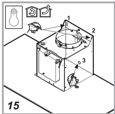 ESSENTIELB EHDB 914  -  EHDB 914I -  EHD 914V - Pour fixer la hotte au mur - 15