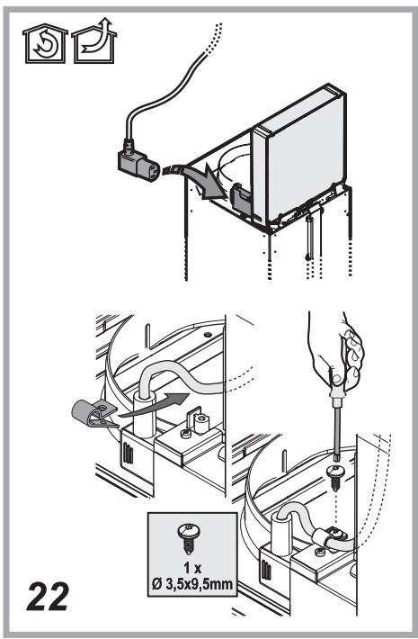 ESSENTIELB EHDB 914  -  EHDB 914I -  EHD 914V - Pour fixer la hotte au mur - 22