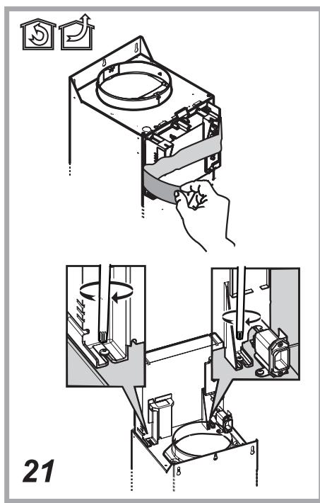 ESSENTIELB EHDB 914  -  EHDB 914I -  EHD 914V - Pour fixer la hotte au mur - 21