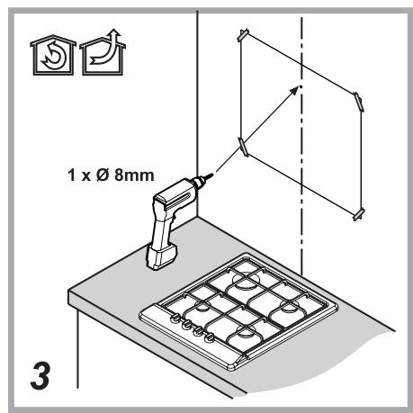 ESSENTIELB EHDB 914  -  EHDB 914I -  EHD 914V - Pour fixer la hotte au mur - 3