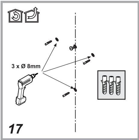ESSENTIELB EHDB 914  -  EHDB 914I -  EHD 914V - Pour fixer la hotte au mur - 17