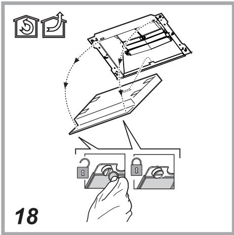 ESSENTIELB EHDB 914  -  EHDB 914I -  EHD 914V - Pour fixer la hotte au mur - 18