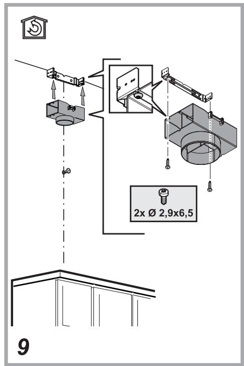 ESSENTIELB EHDB 914  -  EHDB 914I -  EHD 914V - Pour fixer la hotte au mur - 9