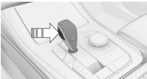 BMW X7 - Annuler le verrouillage de la manette de sélection - 1