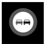 BMW X7 - Affichage d'interdiction de dépassement - 1