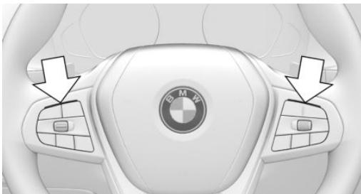 BMW X7 - Affichages sur le volant - 1