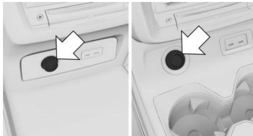BMW X7 - Console centrale arrière - 1