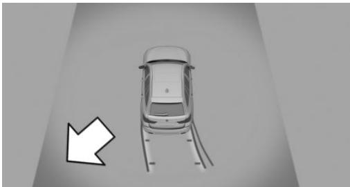 BMW X7 - Affichage sur l'écran du détecteur d'obstacles PDC - 1