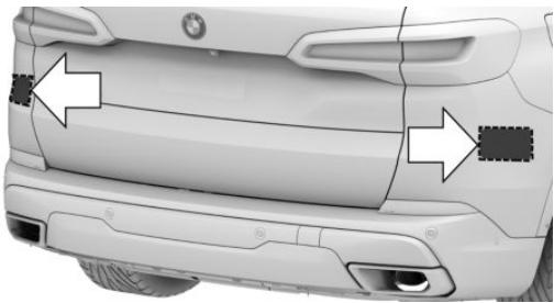 BMW X7 - Capteurs radar - 1
