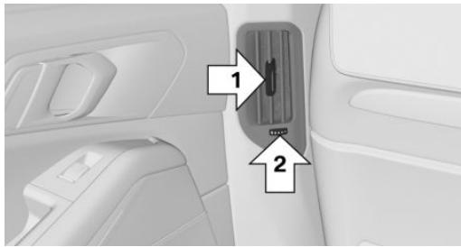 BMW X7 - Ventilation à l'arrière, sur les côtés - 1