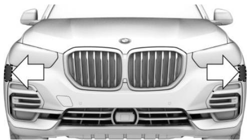 BMW X7 - Capteurs radar - 2