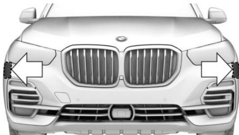BMW X7 - Capteurs radar - 2