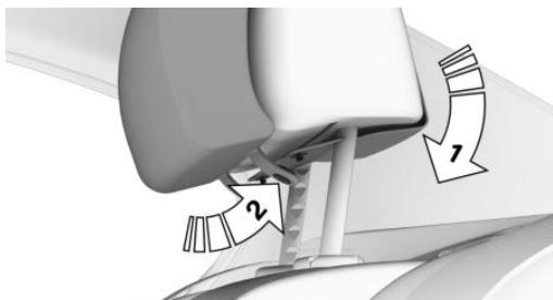 BMW X7 - Coussin pour les appuis-tête à l'arrière : siège de base - 1