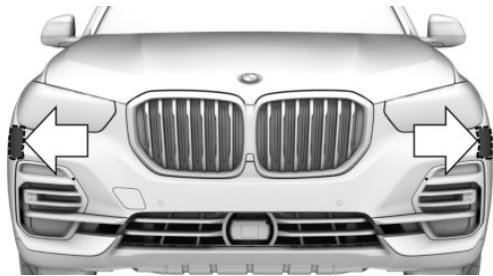 BMW X7 - Capteurs radar - 1