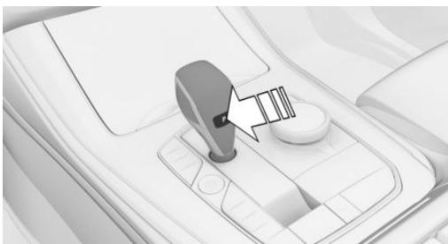 BMW X7 - Enclenchement de la position P - 1