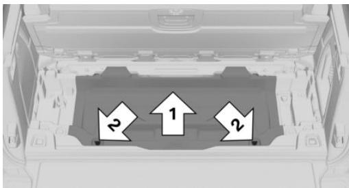BMW X7 - Retirer la roue de secours - 1