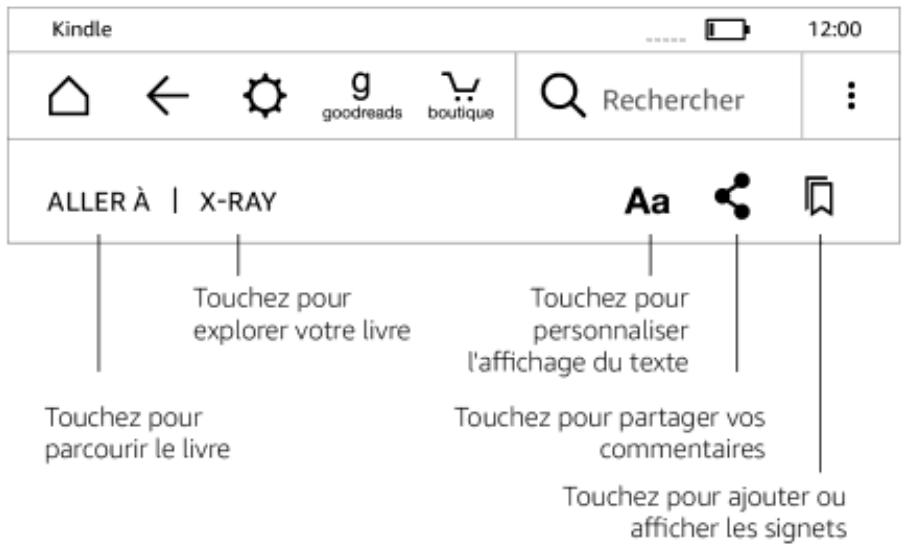 AMAZON KINDLE OASIS - Barres d'outils - 2