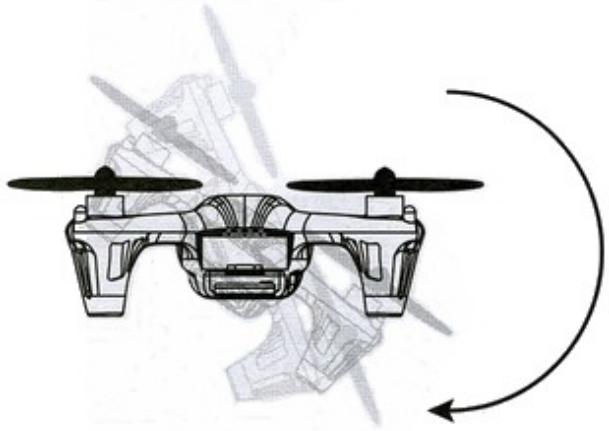 HUBSAN X4 (H107C) RTF - Flip droit - 3
