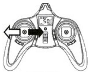 HUBSAN X4 (H107C) RTF - Fonctions de la radiocommande - 5