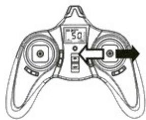 HUBSAN X4 (H107C) RTF - Fonctions de la radiocommande - 10