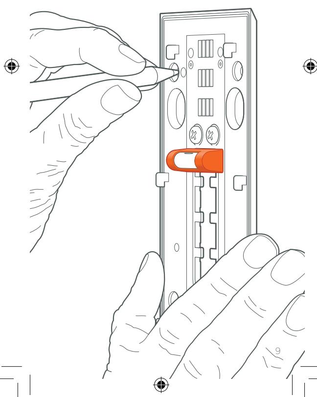RING DOORBELL - Marquez les trous pour les vis - 1