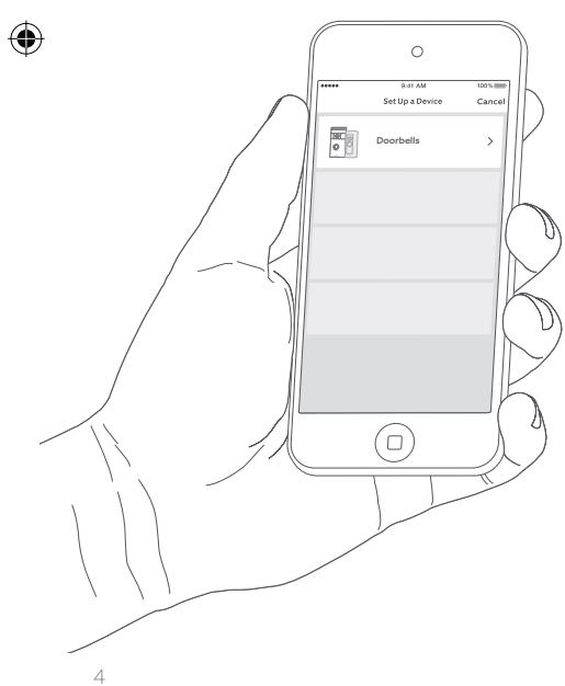 RING DOORBELL - Suivez les étapes décrites dans l'application ring - 1