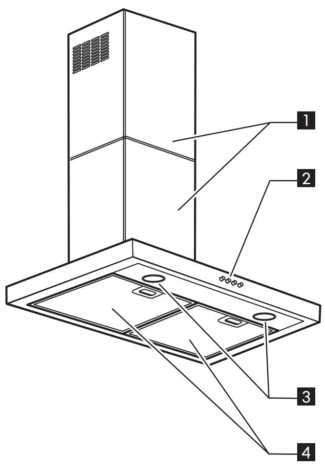 IKEA UNDERVERK (103.939.74) - Descrizione dell'apparecchio - 1