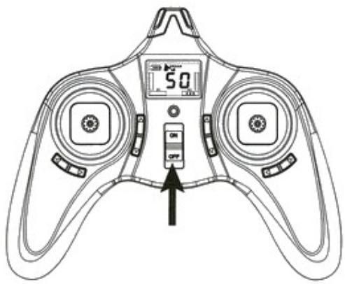 HUBSAN X4 PLUS (H107P) RTF - Allumage et procédure de sécurité - 2