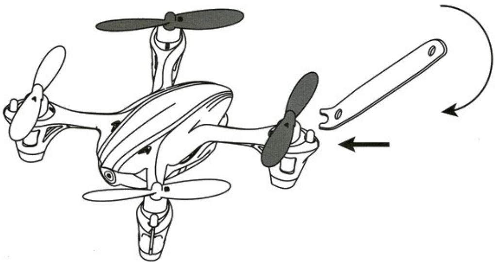 HUBSAN X4 PLUS (H107P) RTF - Flip arrêté - 7