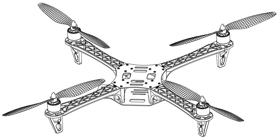 DJI FLAME WHEEL 450 - F450 Profile - 1