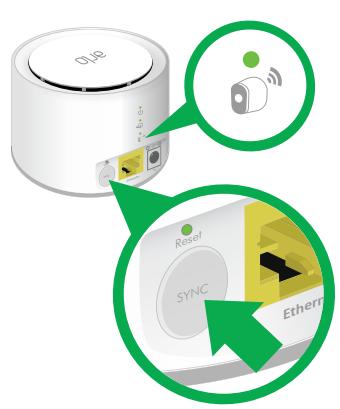 ARLO VMC3030 - To sync your cameras: - 1