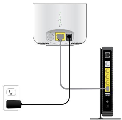 ARLO VMC3030 - To connect your base station to the Internet: - 1