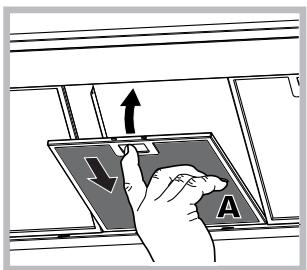 INDESIT IHVP 64 LLK  -  IHVP 6.4 LL K - Wartung der Antifettfilter (A) - 1
