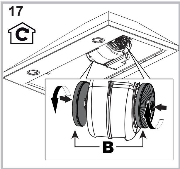 INDESIT IHVP 64 LLK  -  IHVP 6.4 LL K - COOKER HOOD - 21