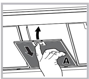 INDESIT IHVP 64 LLK  -  IHVP 6.4 LL K - Mantenimiento de los filtros de grasas (A) - 1