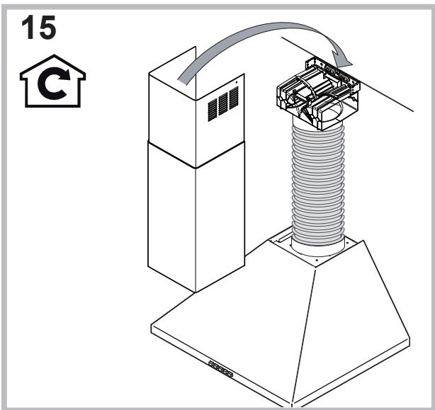 INDESIT IHVP 64 LLK  -  IHVP 6.4 LL K - COOKER HOOD - 19