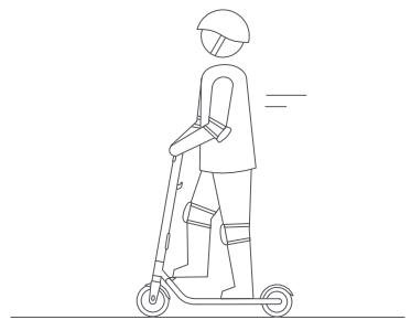 NINEBOT SEGWAY KICKTROTTINETTE MAX G30 - ADVERTENCIA - 22