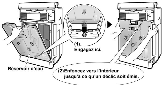 DAIKIN MCK75J - Remettez le réservoir d'eau en place. - 1