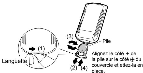DAIKIN MCK75J - Remplacement de la pile - 1