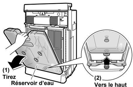 DAIKIN MCK75J - Retirez le réservoir d'eau. En saississant le réservoir d'eau par I réseminant de la vieilles rêvers - 1